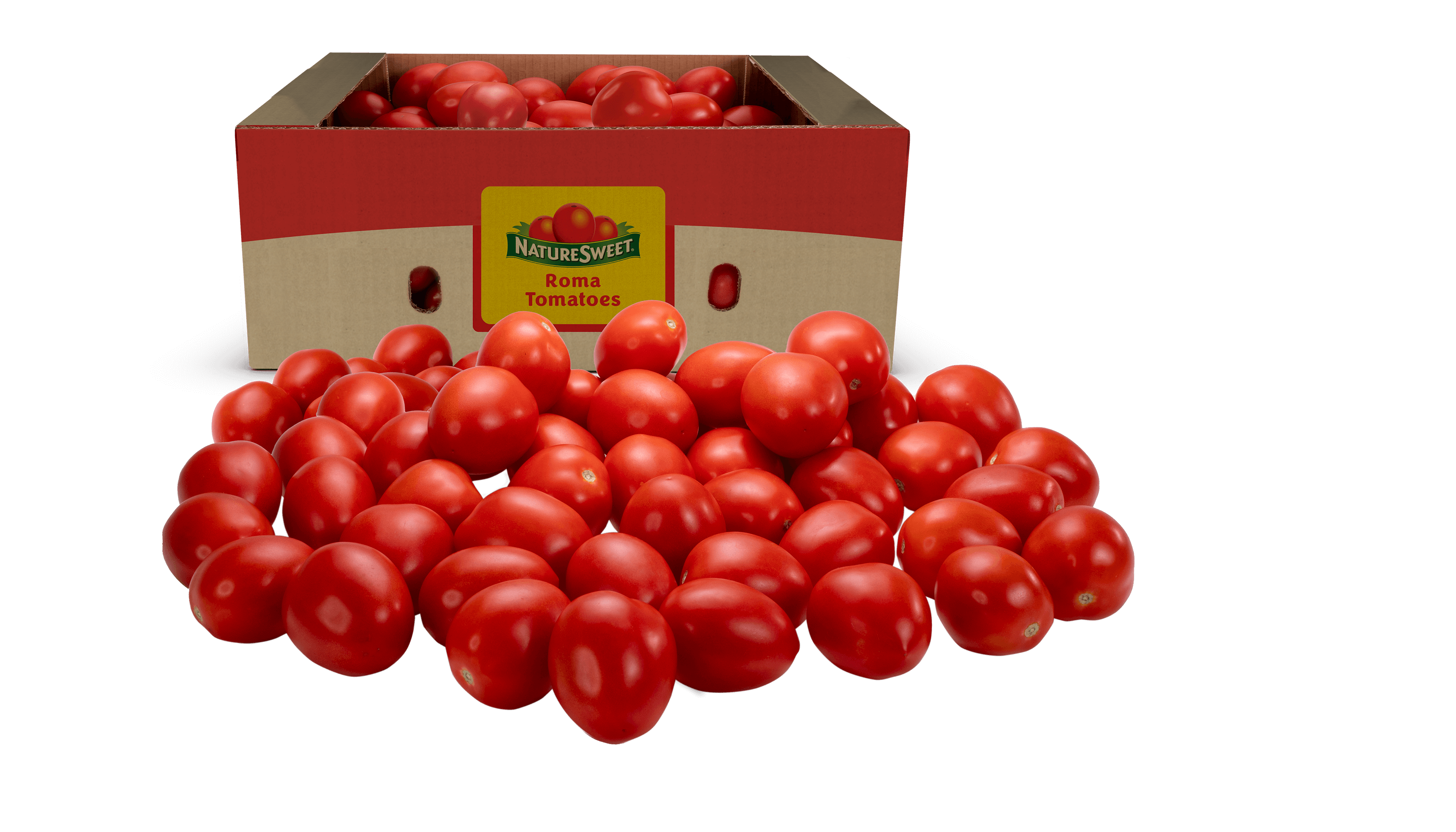 Box of Roma Tomatoes
