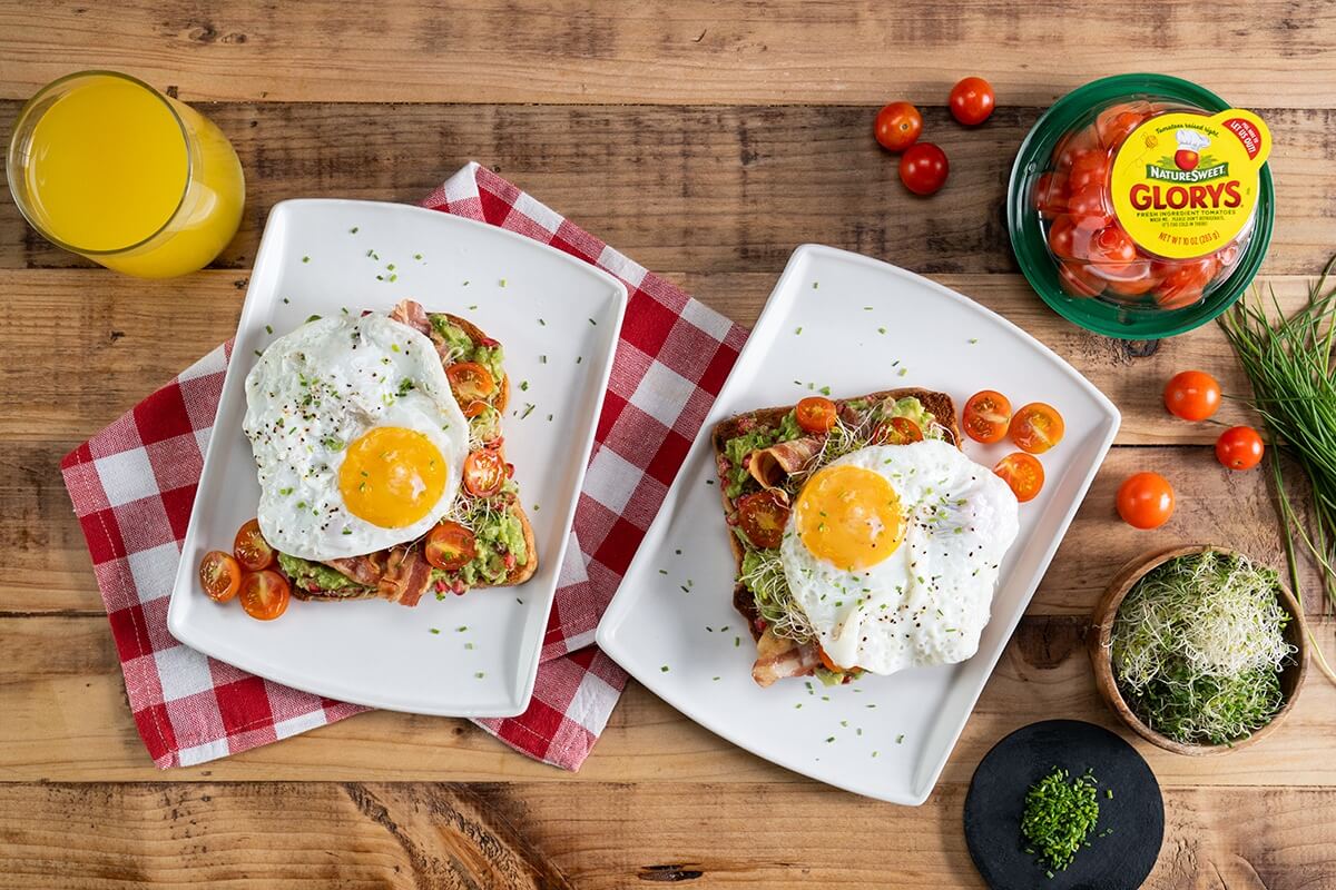 Guacamole Egg Toast - NatureSweet