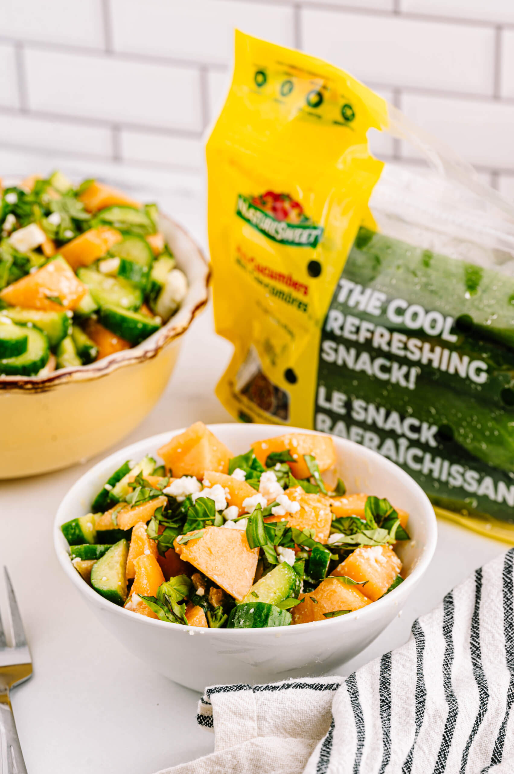 Cantaloupe Cucumber Salad - NatureSweet